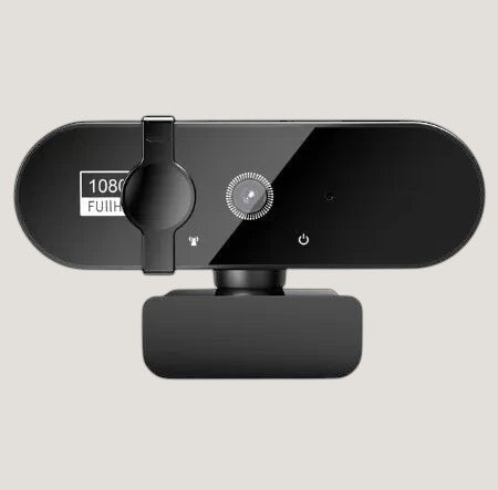 Black Melora 4K webcam with auto-focus and built-in microphone for video calls and streaming